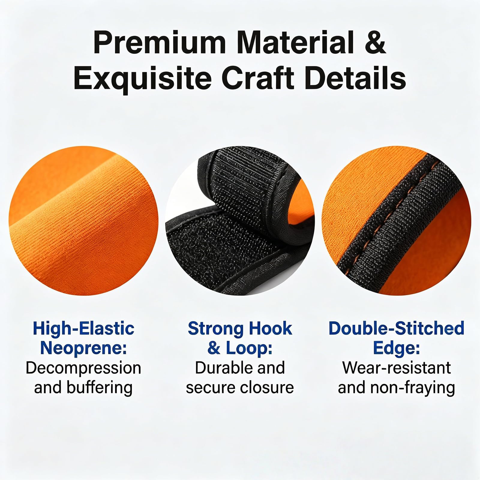 5 Pezzi Arancio Neoprene Bagaglio Maniglia Custodie Morbida Valigia Maniglia Maniglia Copertura Bagagli Pendente Ident Ifika Cancelli Accessori Da Viaggio per Valigia Borsa