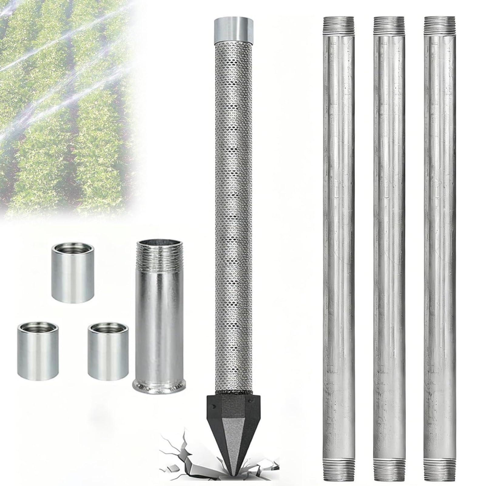 Kit de punta para pozo de suministro de agua doméstica y riego de jardín