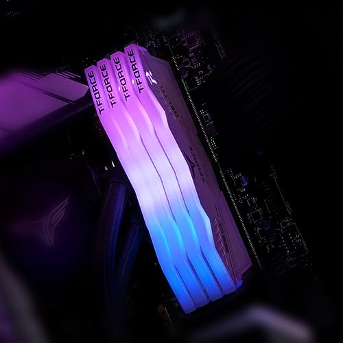 Miniatura 5 de TEAMGROUP T-Force Delta RGB DDR5 Ram 32 GB (2 x 16 GB) 6400 MHz PC5-51200 CL32 Módulo de memoria de escritorio Ram para chipset serie 600 700 XMP