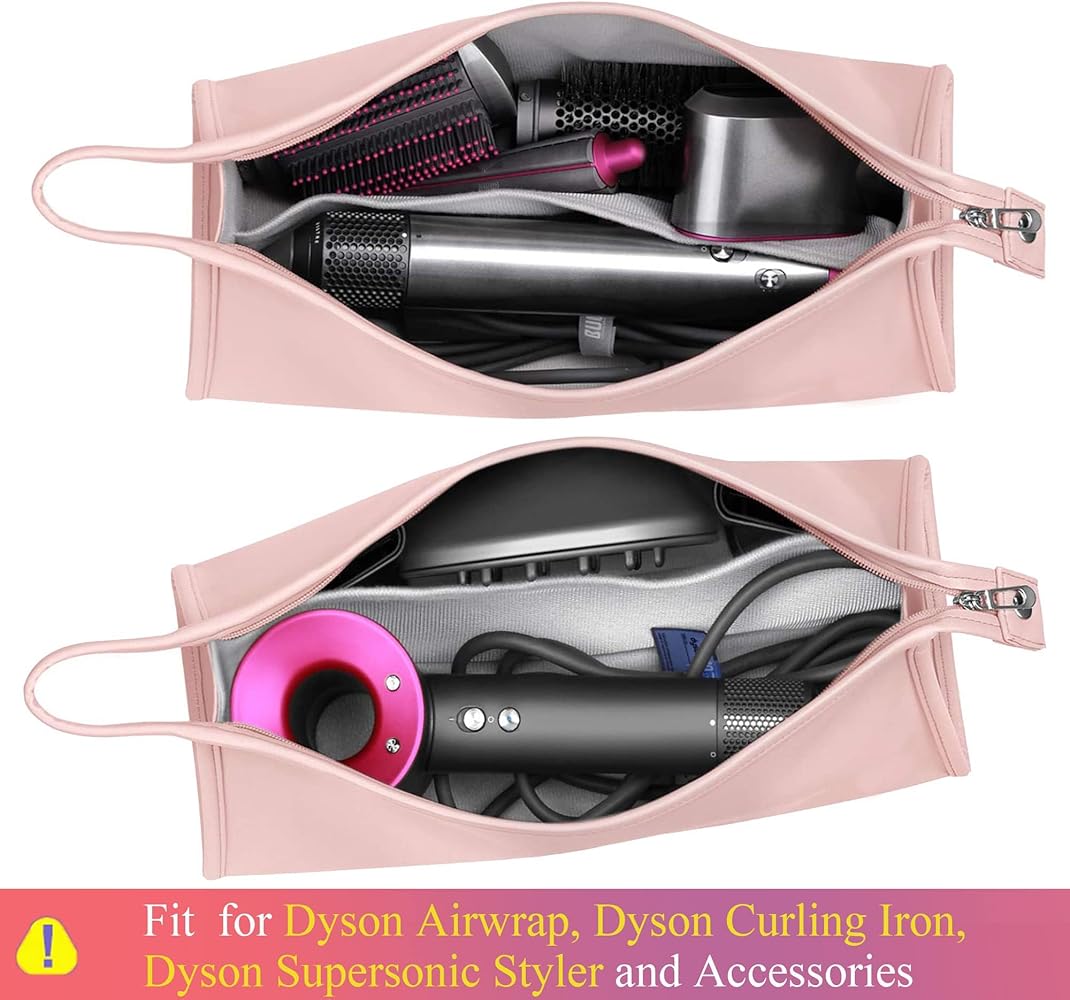 ダイソン エアラップ HS01 ヘアスタイラー レザーケース Amazon.com: BAGCRAZY Pu Leather Travel Case Compatible with Dyson