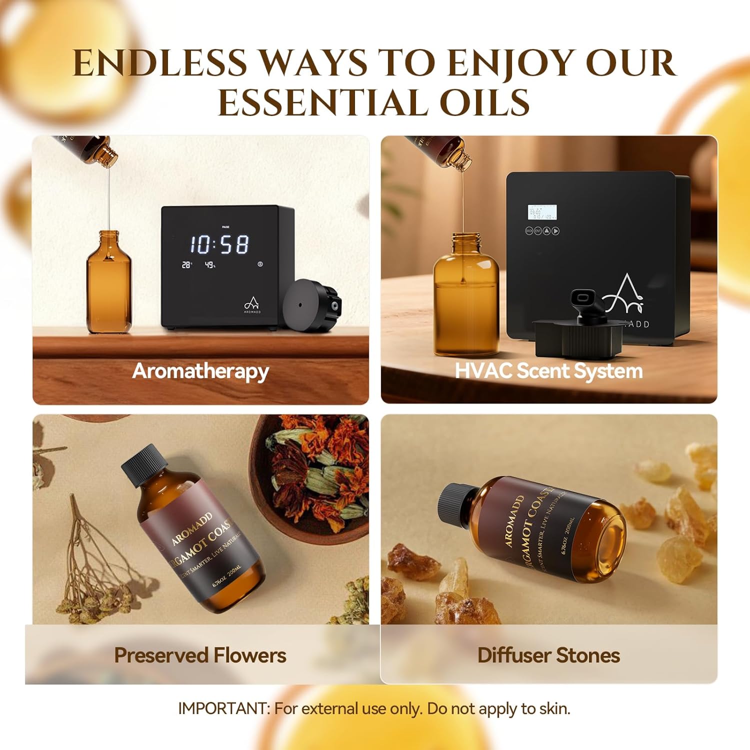 Bergamot Coastal Diffuser Oil Inspired by Luxury Hotel Scent 6.76 Fl Oz (200ml), Aroma Diffuser & Hotel Fragrance Diffuser Oil, Essential Oil Diffuser for Aromatherapy, Long-Lasting - Image 7