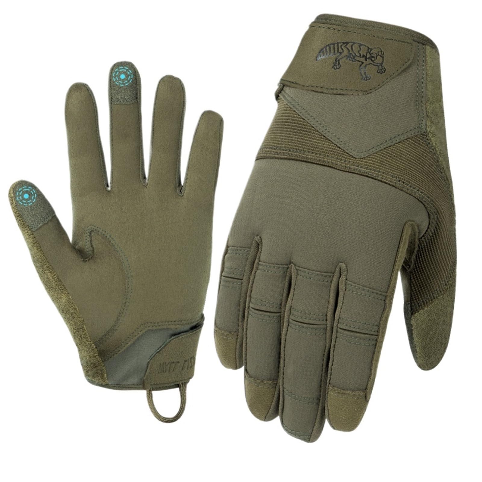 Guantes de ciclismo con pantalla táctil para hombre con dedo completo, protección para las manos, guantes para deportes al aire libre