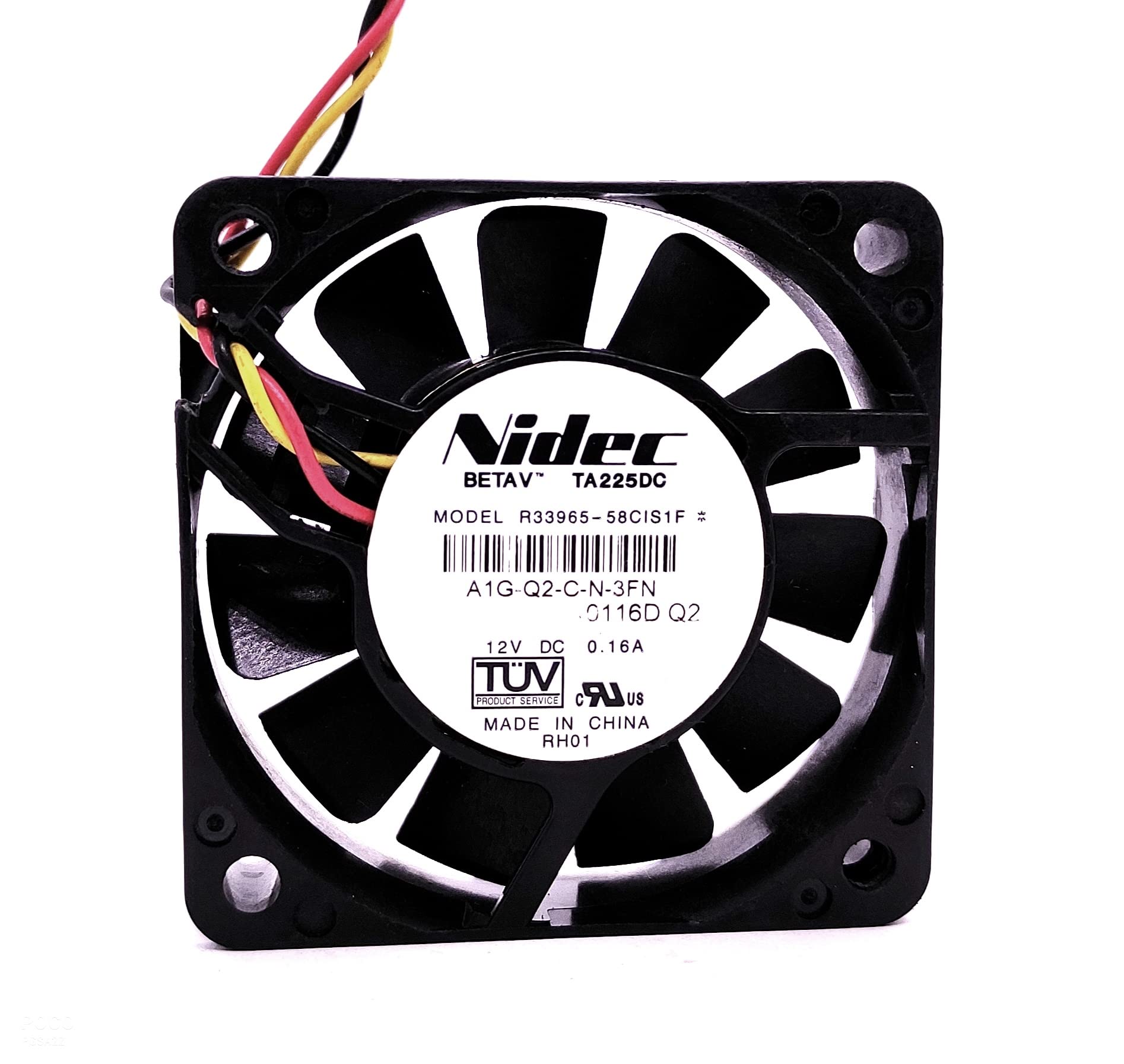 PGSA2Z R33965-58CIS1F Size 60x60x15mm DC12V 0.16A 5100RPM Brushless Air Cooling Fan (B09SYZRG87) Amazon Price History, Amazon Price Tracker