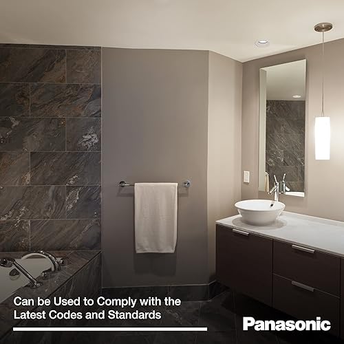 Miniatura 7 de Panasonic WhisperFit Ceiling Mount Bathroom Exhaust Fan with Humidity Sensor, 50-80-110 CFM, FV-0511VFC1