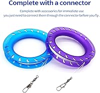 Vista 4 de Juego de cometas de aro para niños: carrete, mango y línea de 300 pies para cada bobinador de carrete de cometa