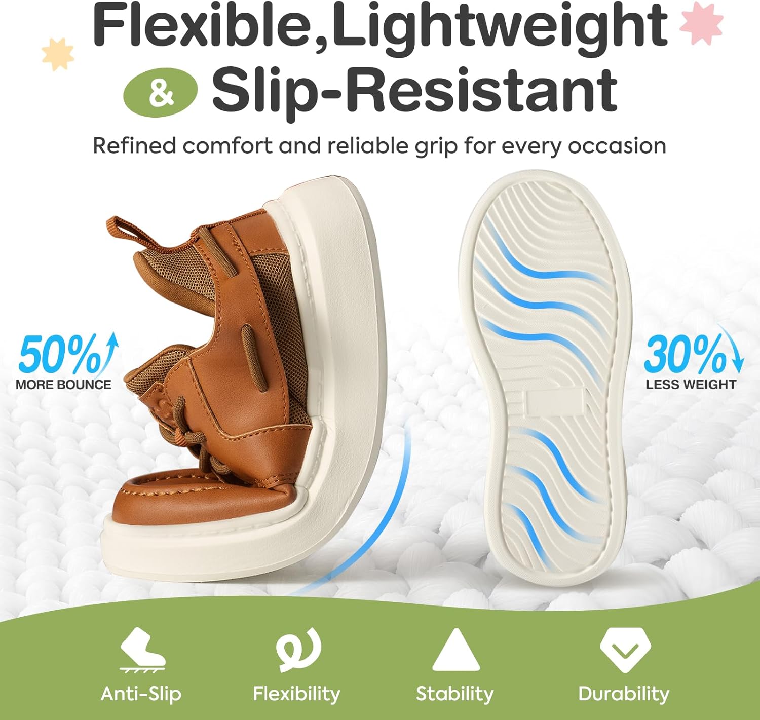 GINNI Boys Dress Shoes Slip On Boat Shoes Lightweight Loafers Casual Comfortable School Shoes for Toddler/Little Kid/Big Kid - Image 6