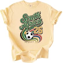 South Africa Soccer T-Shirt, Soccer Cup 2026 Retro South African Fans Gameday Shirt, Vintage Sports Tee Men Women