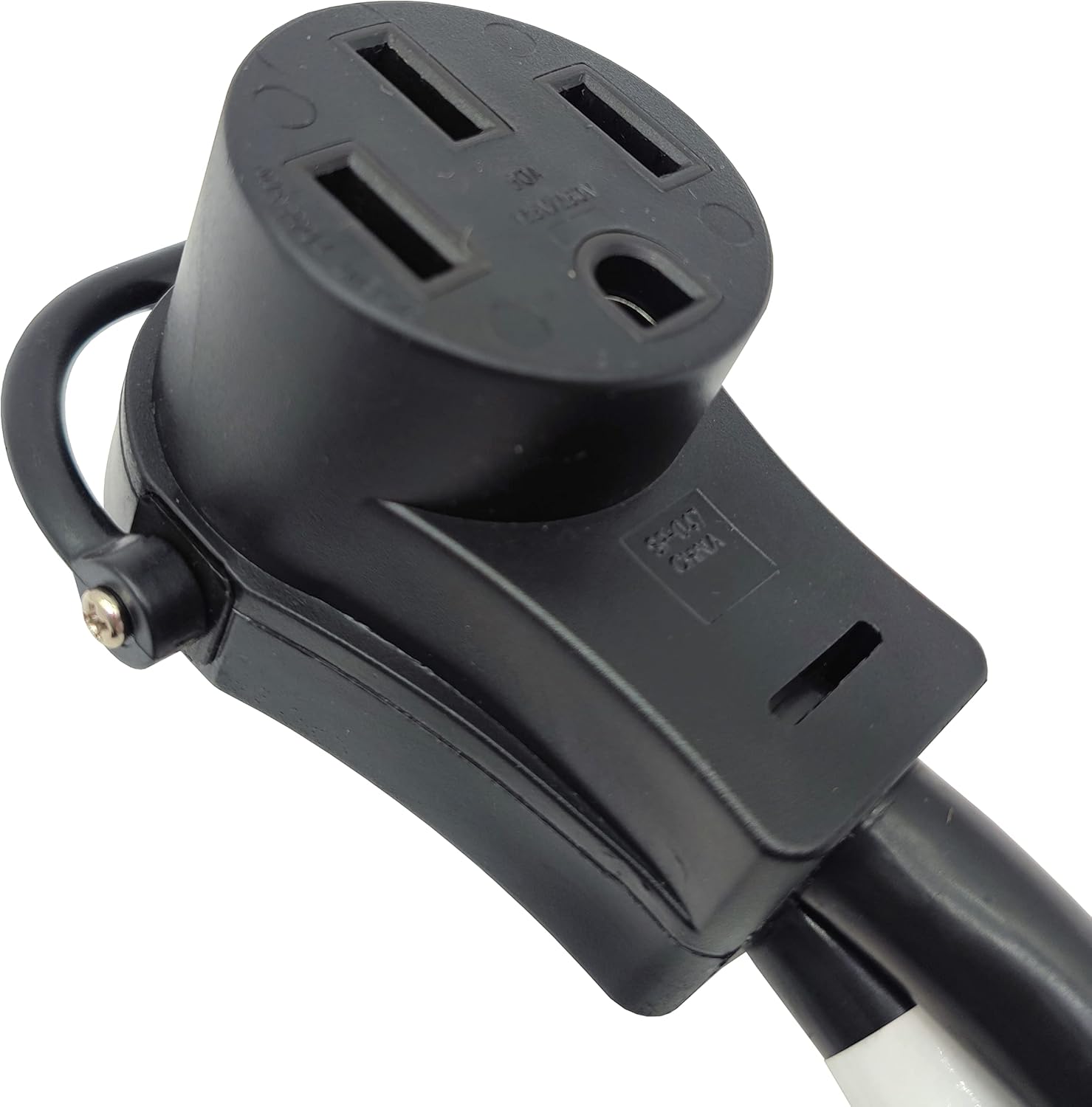 Parkworld 885545 Combiner, RV Splitter V Adapter Cord 5-15P & TT-30P Male to 14-50R Female