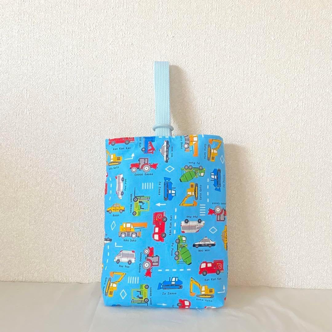 ブルー】入園入学4点セット レッスンバッグ 上靴袋 体操服袋 コップ袋