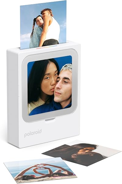Polaroid - HiPrint 3x3 (7,6 cm x 7,6 cm) Paquete Impresora fotográfica Bluetooth de Bolsillo Blanca + 60 Hojas - 2