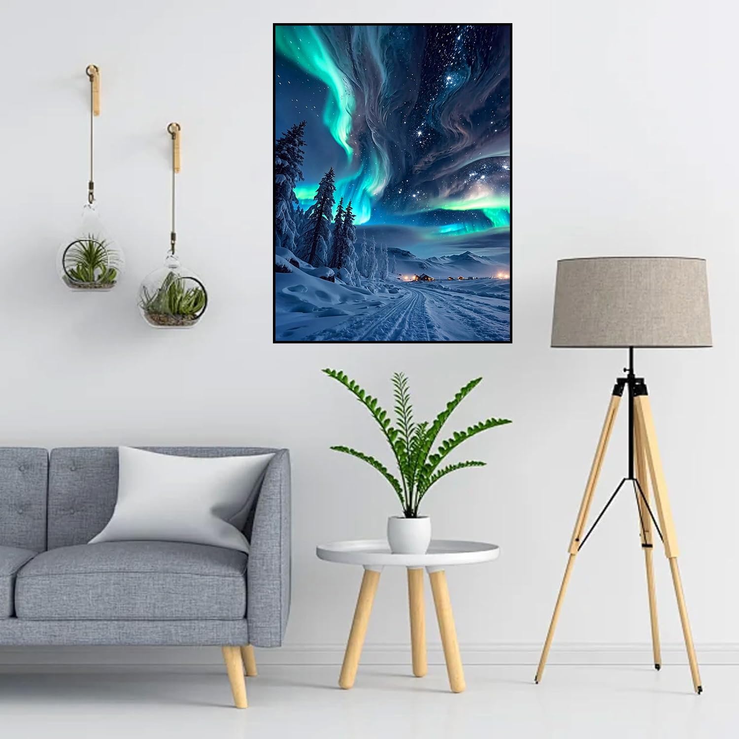 Lophomie Diamond Art Kits for Adults, Northern Lights Diamond Painting Kits image 3