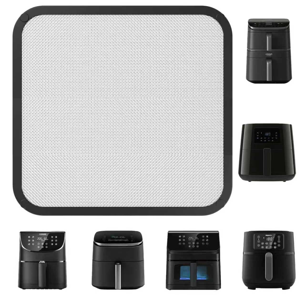 Air Fryer Screen Protector for Cosori 5.5L 6.2L 6L and Philips HD9270/90 and HD9285/90 Accessories for Philips HD9285 XXL 7.2L, HD9270 XL 6.2L