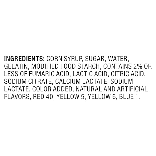 Miniatura 3 de Trolli Mini Sour Brite Crawlers de caramelo, cereza-limón, fresa-uva y naranja-lima, dulce y ácido, gusanos de gomita, 18 onzas (30 unidades)