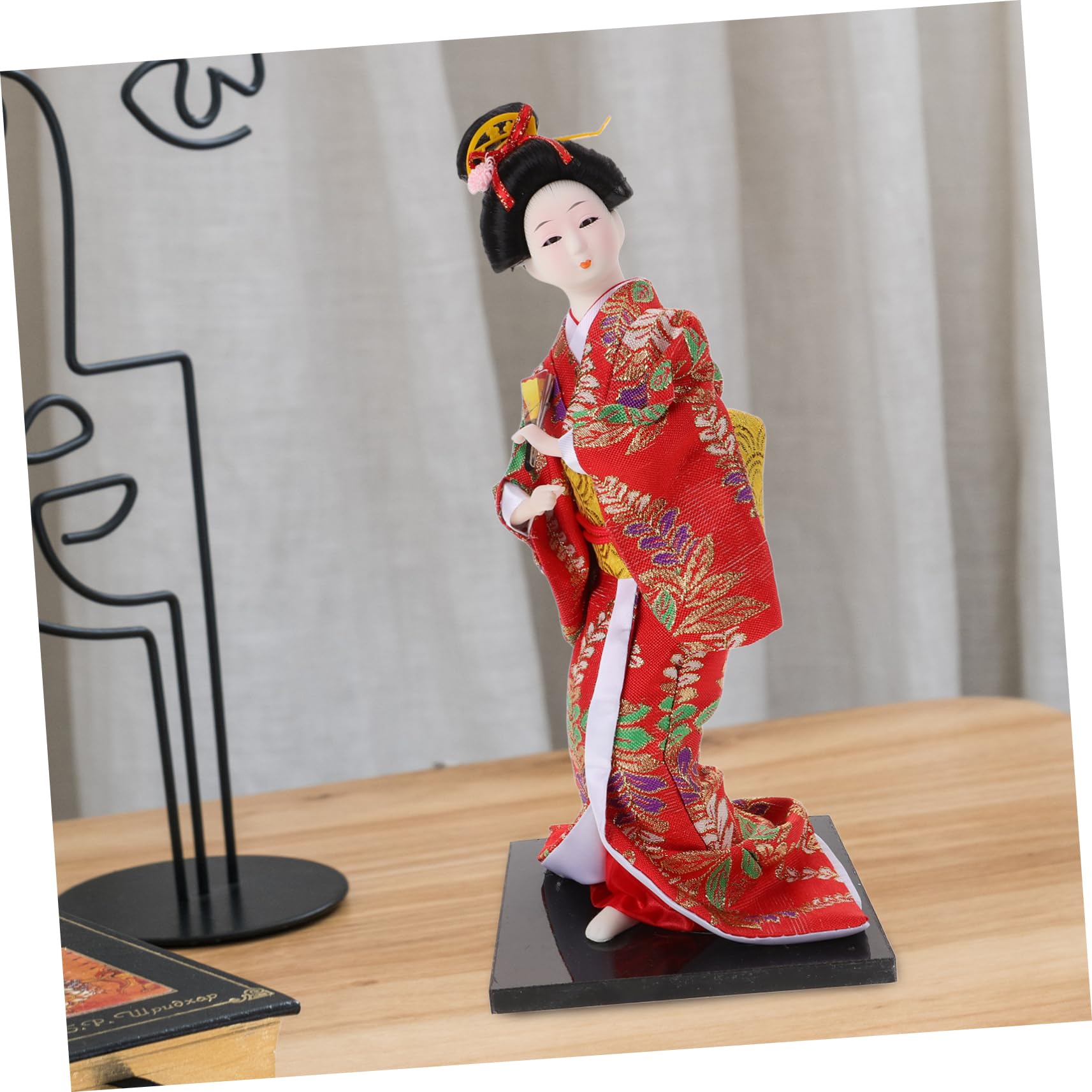 Adorno De Muñeca Kimono Japonesa Decoración De Mesa De Fiesta y Escritorio