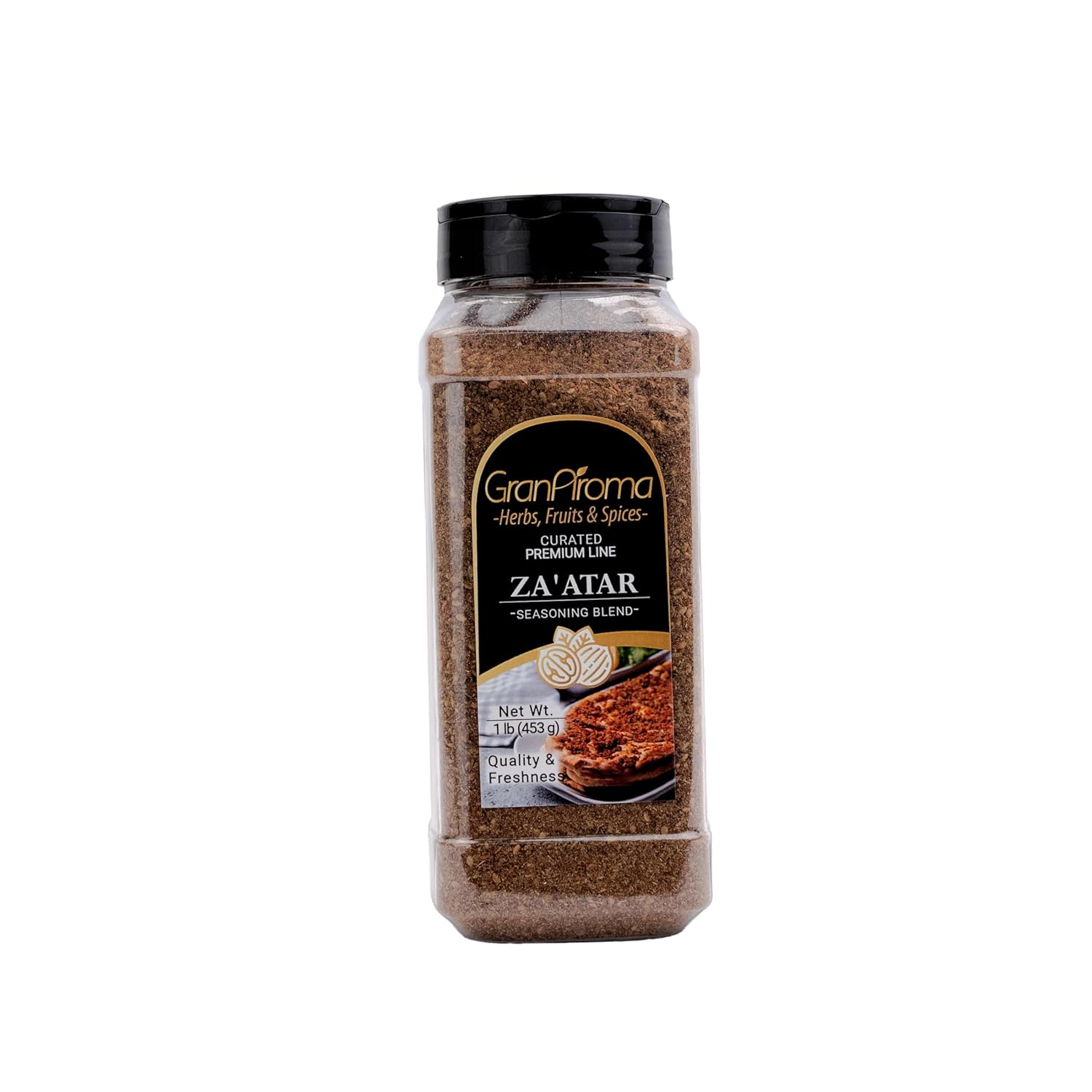 GranAroma Za'atar Seasoning, Middle Eastern Cuisine, Flavorful Spice Blend (1 Pound)