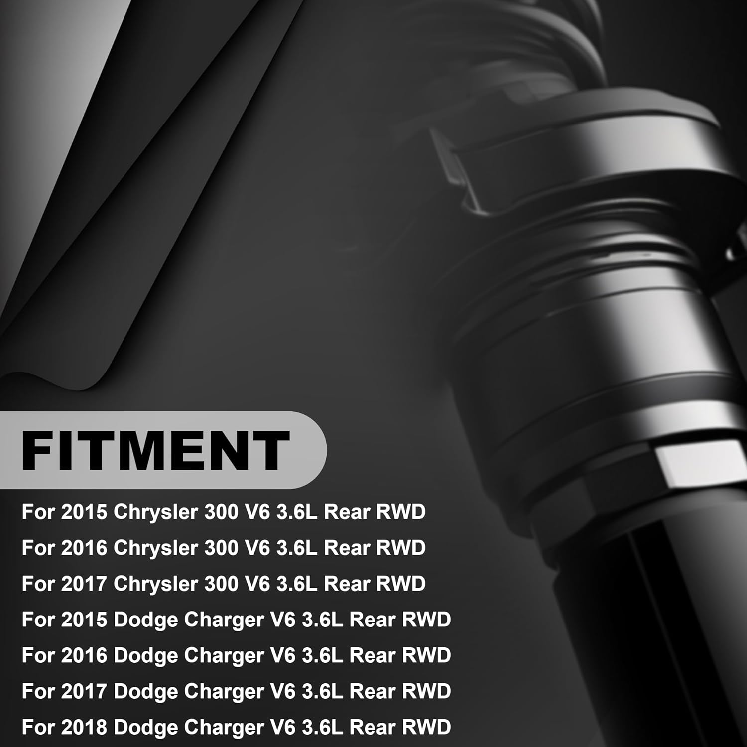 PartsFlow Rear Driveshaft Prop Shaft Assembly for 2015-2018 Dodge Charger Chrysler 300 RWD 52123973AH 976-211