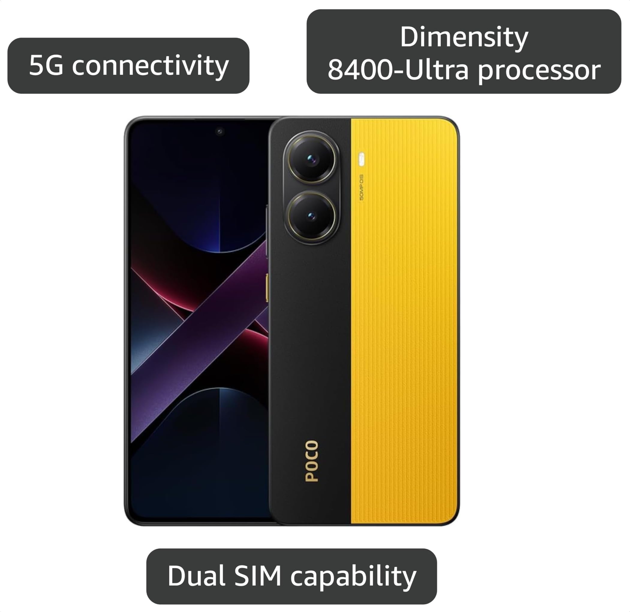 Amazon.com: Xiaomi Poco X7 PRO 5G + 4G LTE (for Tmobile Mint Tello