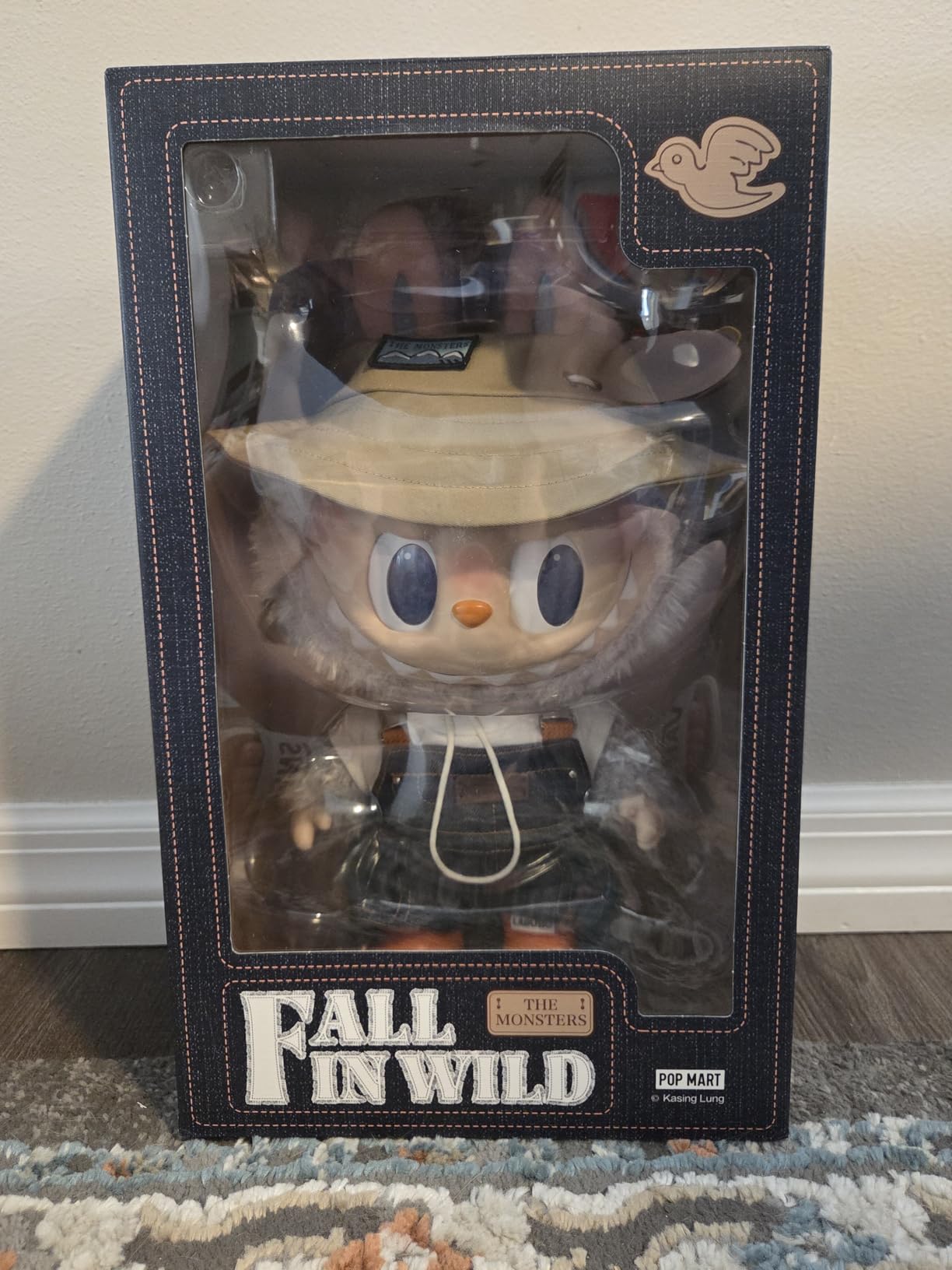 POP MART THE Monsters Fall in Wild Series Plush Doll, 17 cm in Height Labubu Vinyl Plush Pendant, Cute Collectible Art Toy, Home Decor, Shelf Display, Gift Idea, Charm Room Accessory photo review