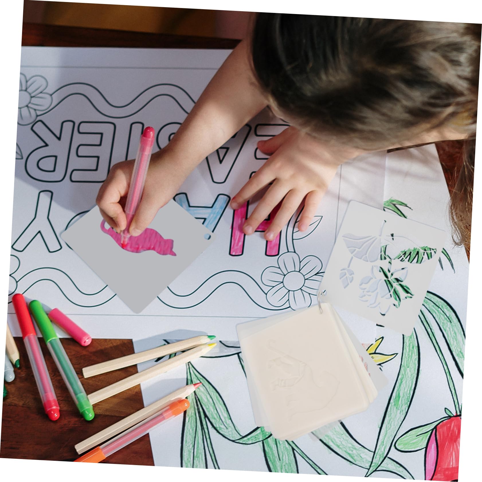 120pezzi Stencil per e Decorazioni Riutilizzabili per e Decorazione Casa
