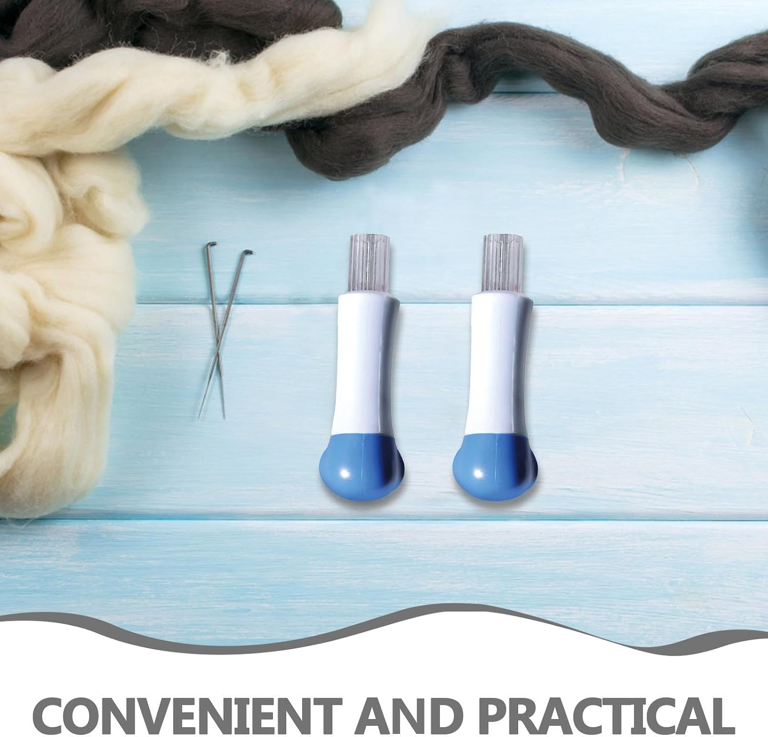 Needle Felting Tools for Beginners 2 Sets 7 Head Replaceable