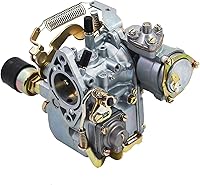 Vista 4 de Silscvtt 113129031K Carburador de repuesto para Beetles, Super Beetles, motor de 1600 cc de doble puerto 1971-1979 con estrangulador eléctrico de 12