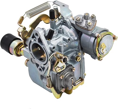 Miniatura 4 de Silscvtt 113129031K Carburador de repuesto para Beetles, Super Beetles, motor de 1600 cc de doble puerto 1971-1979 con estrangulador eléctrico de 12