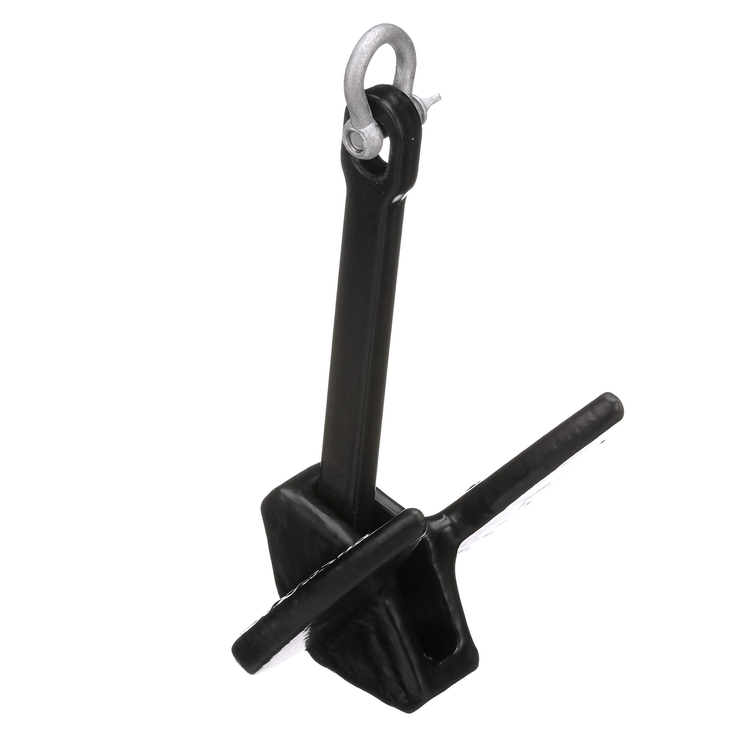 Seachoice Navy Anchor - Hierro Fundido - Uso en Grava, Piedra y Fondos de esquisto - Chapado en Aluminio - Múltiples tamaños