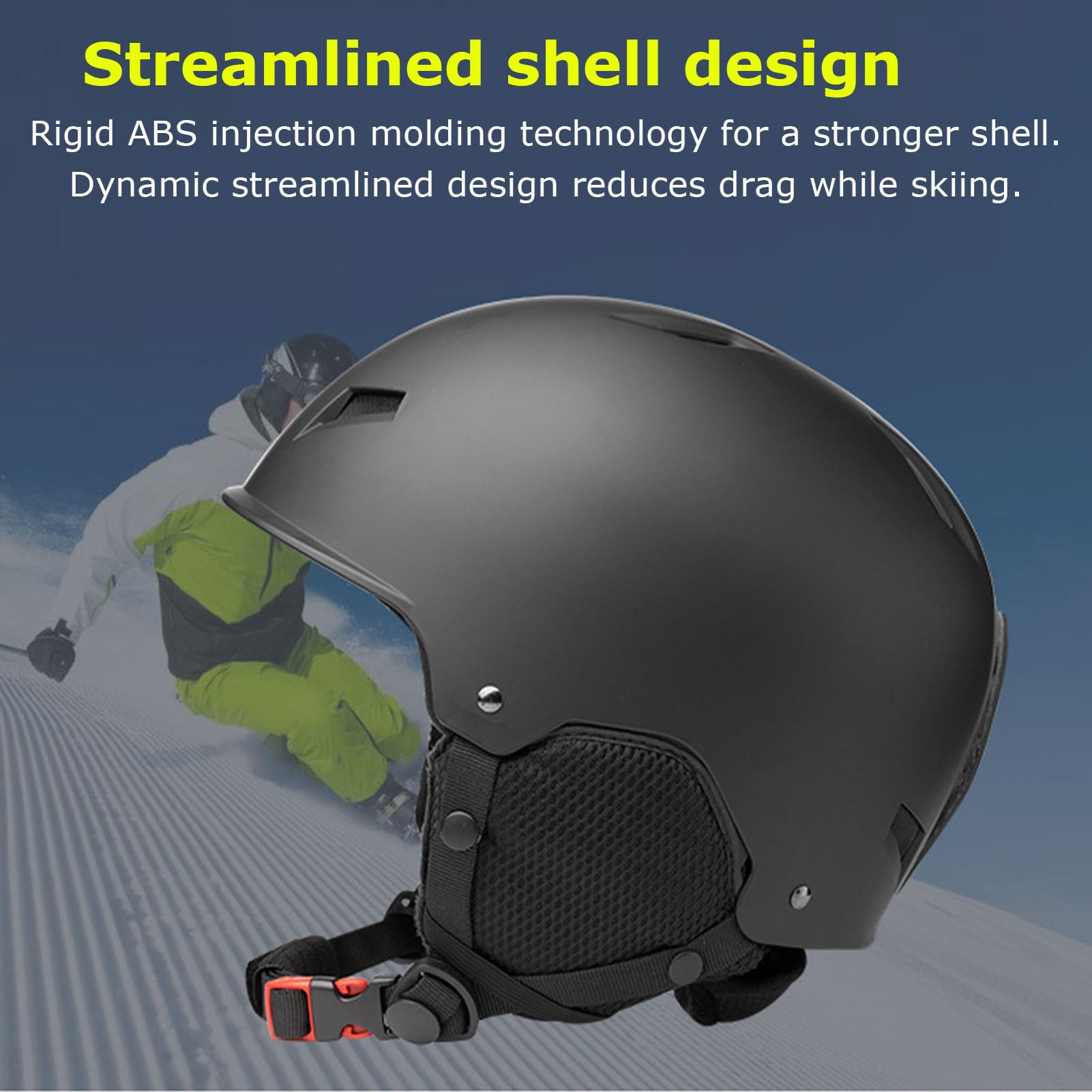 Skihelm für Damen, Helme für Erwachsene | Schneesporthelm, stoßabsorbierend, Skikopfabdeckung mit Brillenbandclip für Erwachsene