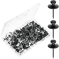 Vista 24 de Mr. Pen Uñas de doble cabeza, 4 tamaños, paquete de 40 unidades, color negro