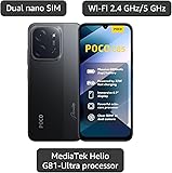 XIAOMI POCO C85, Smartphone 6+128GB, Display 6,9' 120Hz 7,99mm Design, MediaTek Helio G81-Ultra Octa-core, Doppia fotocamera AI da 50MP, 6000mAh, garanzia di 2 anni, Nero, Caricabatteria non incluso 6+128GB Black
