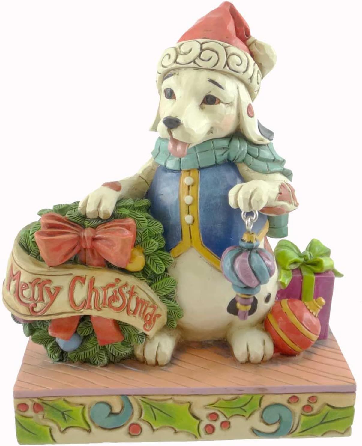 Enesco Heartwood Creek Jim Shore - Statuetta Cucciolo Patriottico Con Bandiera Americana