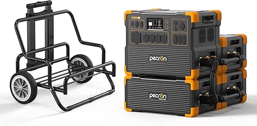 PECRON E3600LFP Portable Power Station 3072Wh with Three 3840Wh Extra