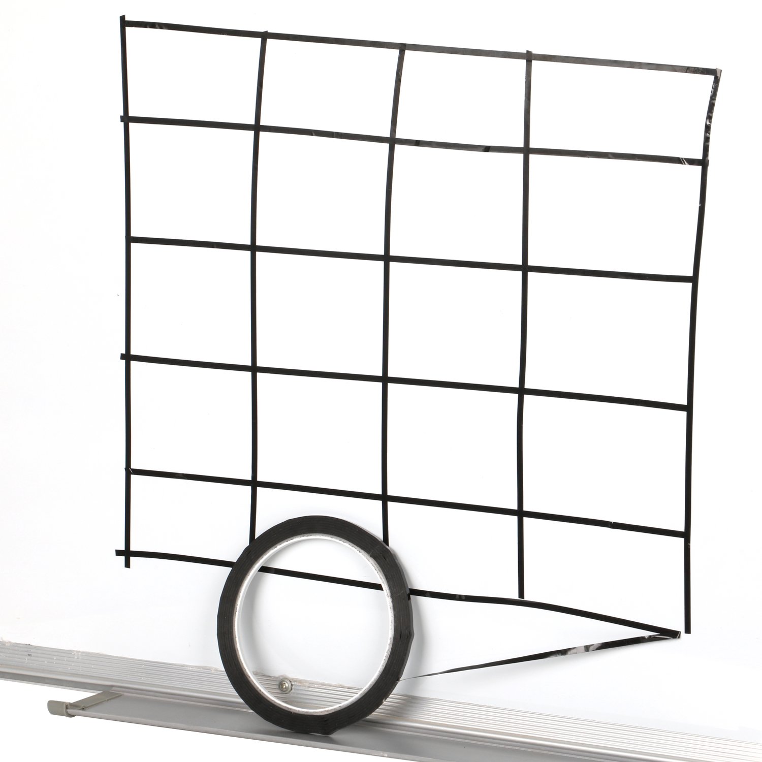 Nastro Adesivo Nero Per Lavagne Bianche - 40 Metri Per Creare Griglie E Schemi - Foto 8