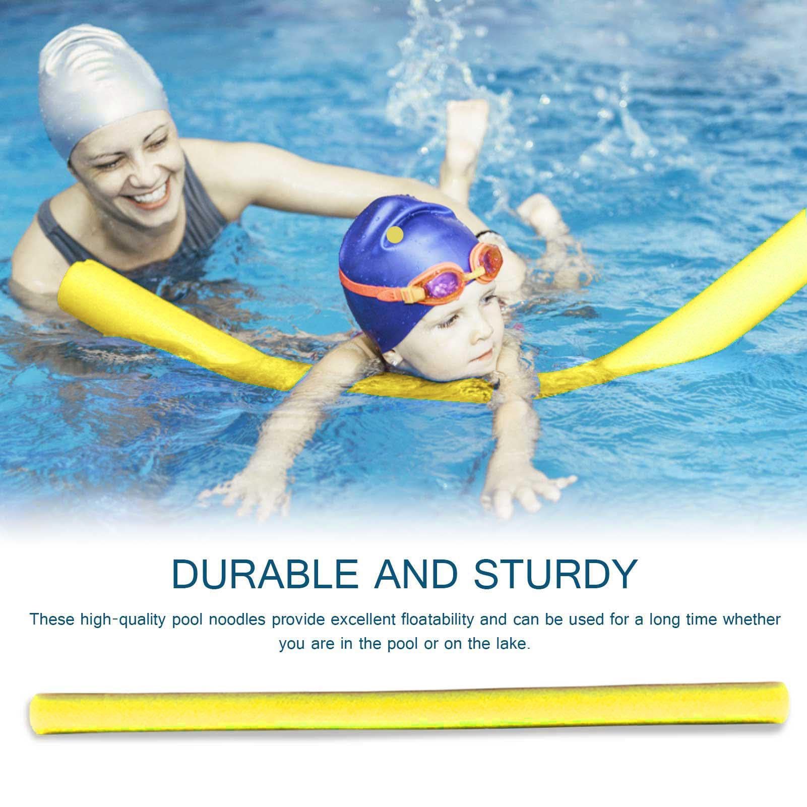 Nudeln Zum Schwimmen - Schwimmrohr Aus EPE-Schaumstoff, Schwimmstab Für Schwimmübungen Im Schwimmbad Faltbar, Wiederverwendbar Für Das Training Im Wasser, Leichter Schwimmhelfer | Attre