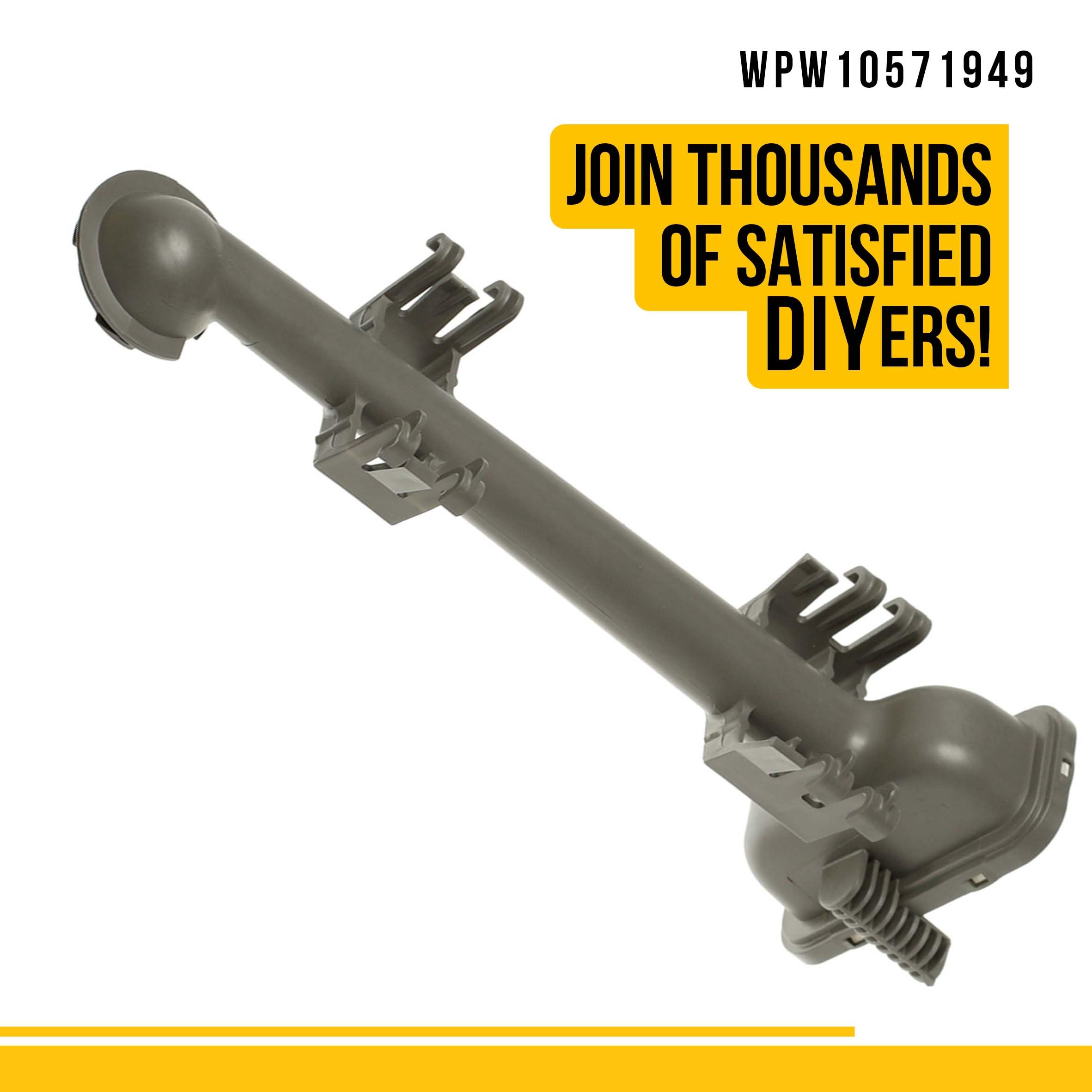 Amazon.com: WPW10571949 Middle Spray Arm Manifold - Compatible  