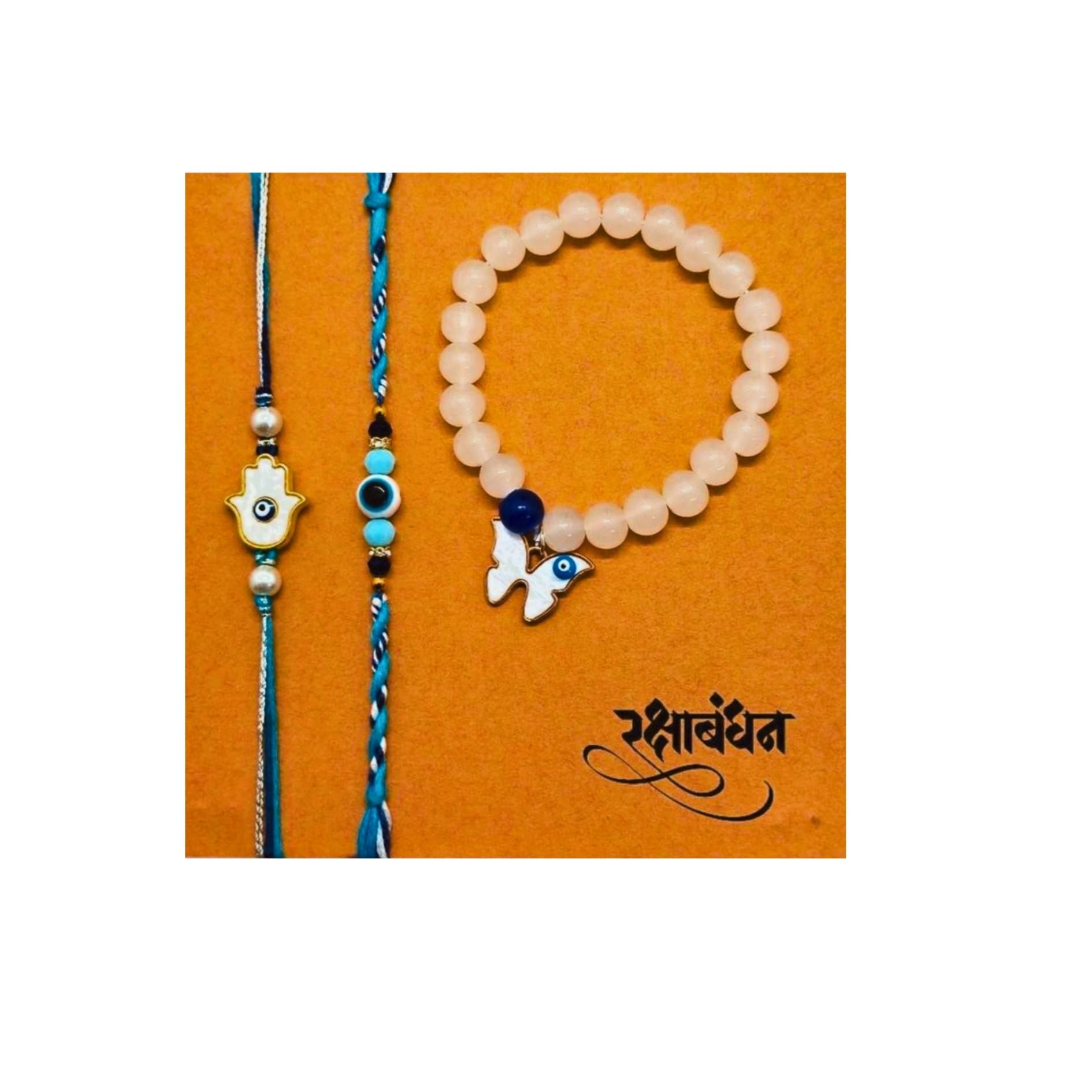 Alaukik Rakhi Gift Set for Brother and Sister-in-Law, Handmade Beaded Designs, Friendship Day Present Set of 3 With Best Wishes Card,Roli and Chawal (B0D4HTVXJH) Amazon Price History, Amazon Price Tracker