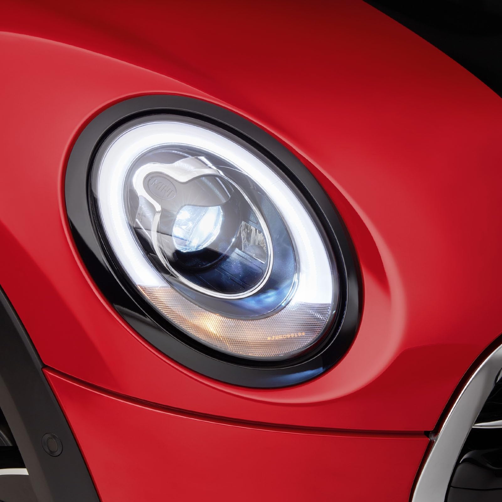 Wykończenia Osłony Reflektorów, 5 Sztuk Czarny Błyszczący Reflektor Taillight Grille Surround Osłona Wykończenia Wymiana dla Mini F55 F56 F57 One S JCW 2014