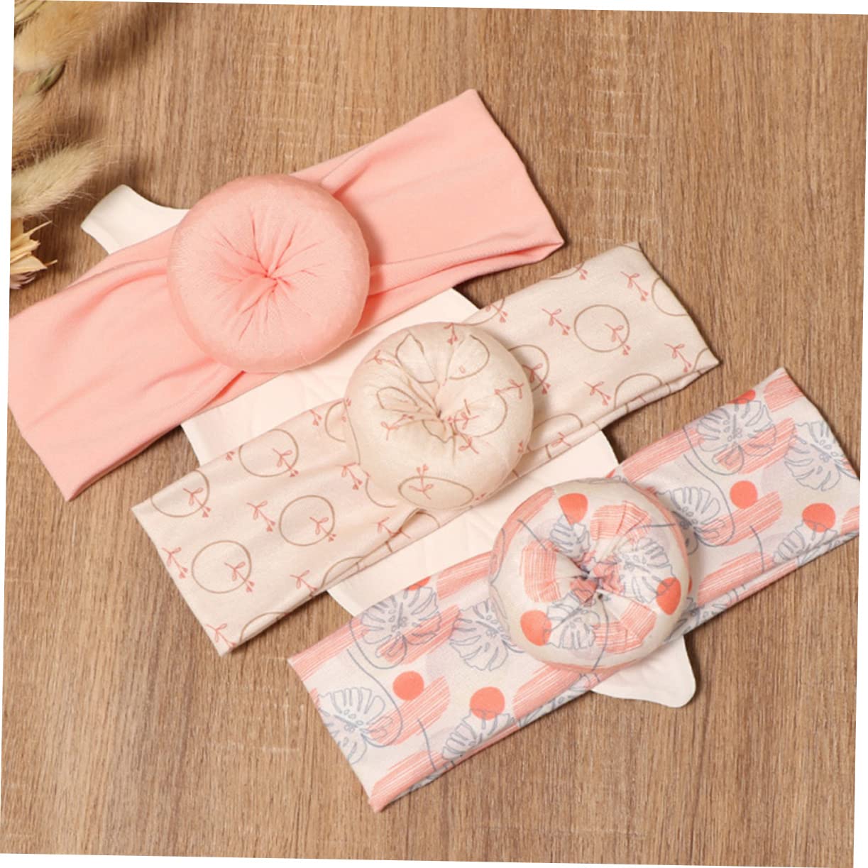 ibasenice 12stücke Teiliges Stirnbänder Mit Knoten Süße Donut-muster Für Neugeborene Kleinkinder Und Mädchen Für Fotoshootings Und Besondere Anlässe Aus Weichem Baumwollmaterial