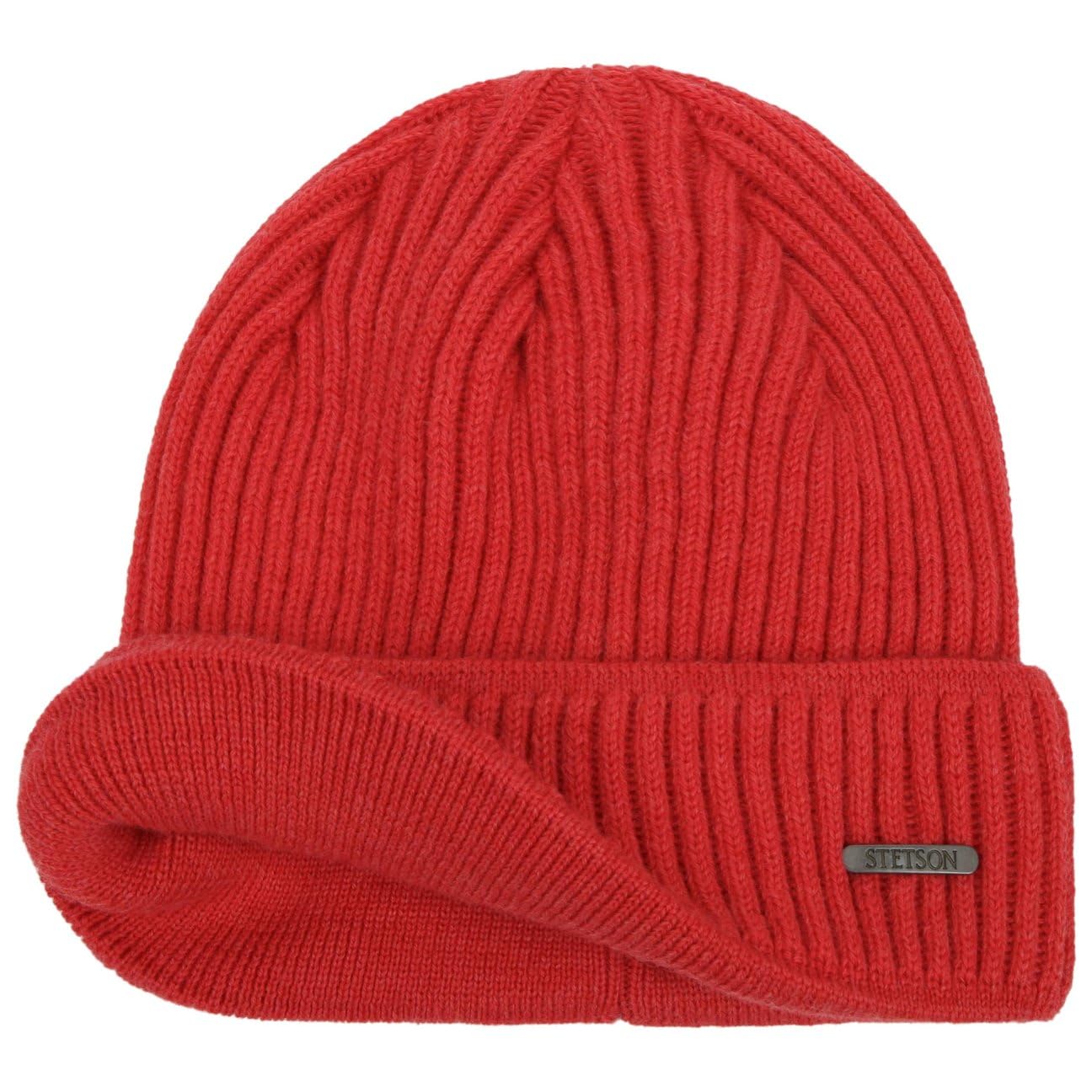 STETSON Parkman czapka dzianinowa z mankietem Wyprodukowano we Wloszech Unisex Jesien Zima