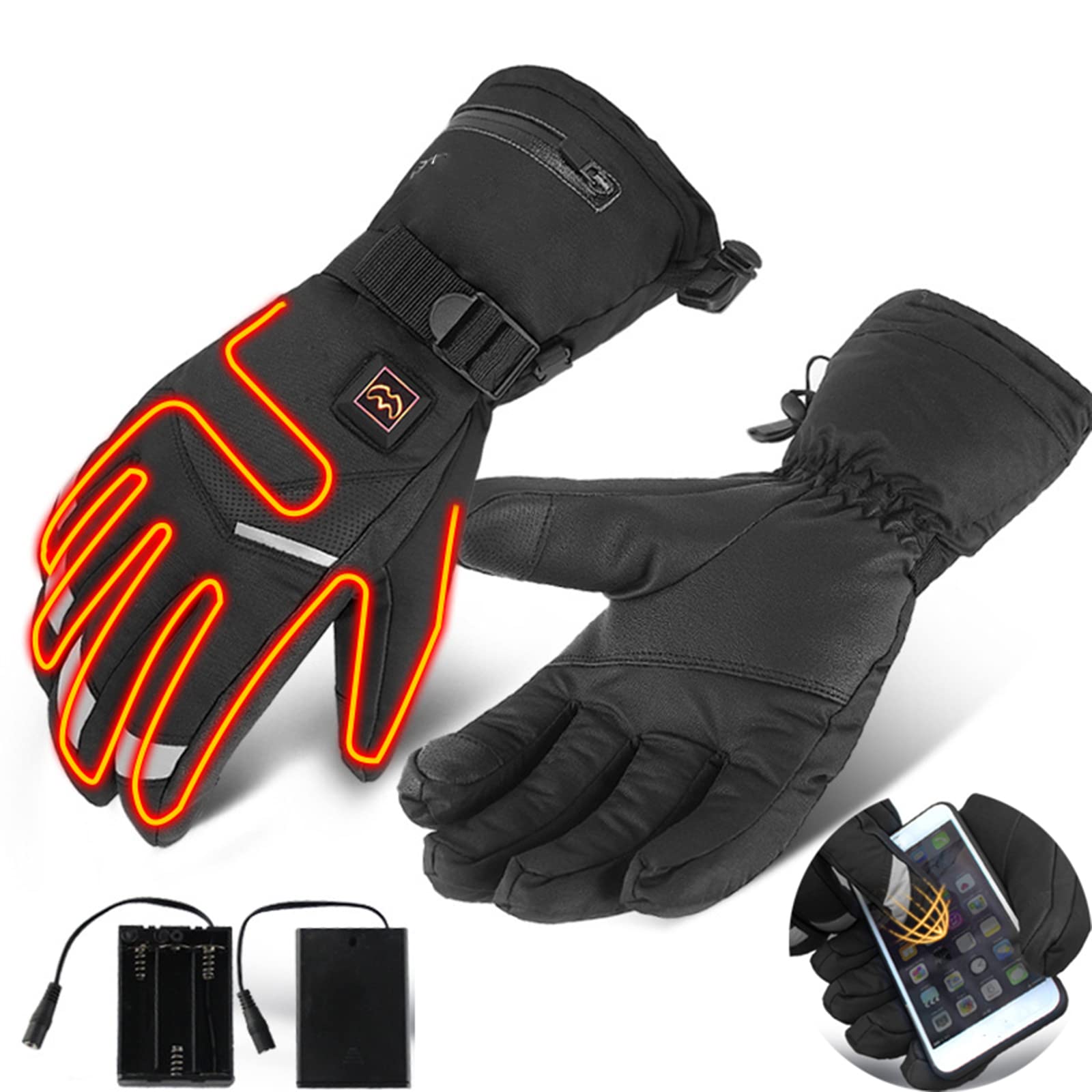 Gants électriques chauffants CHEWYNP à contrôle thermique intelligent et haute isolation