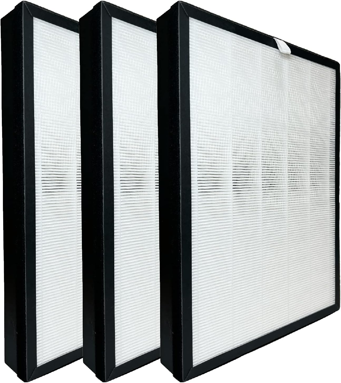 Nispira BKJ-33 Replacement Filter For Colzer Air Purifier BKJ-33, H13 3-in-1 True HEPA Activated Carbon, 3 Packs