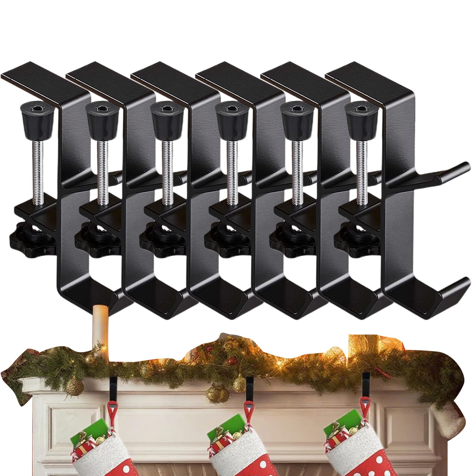 Cintre de guirlande de cheminée ajustable pour décoration de salon et maison