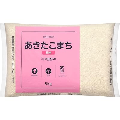 by Amazon 秋田県産 白米 あきたこまち 5kg 令和6年産