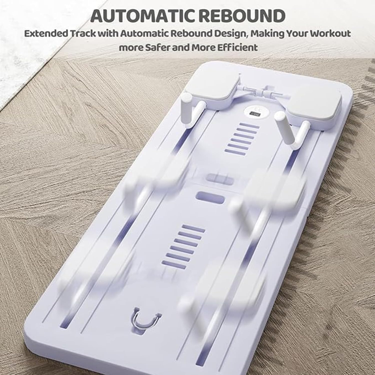 Planche Abdominale multifonctionnelle, Rouleau Abdominal à rebondissement Automatique avec Support pour Les Coudes, Planche d'exercices abdominaux multifonctionnelle