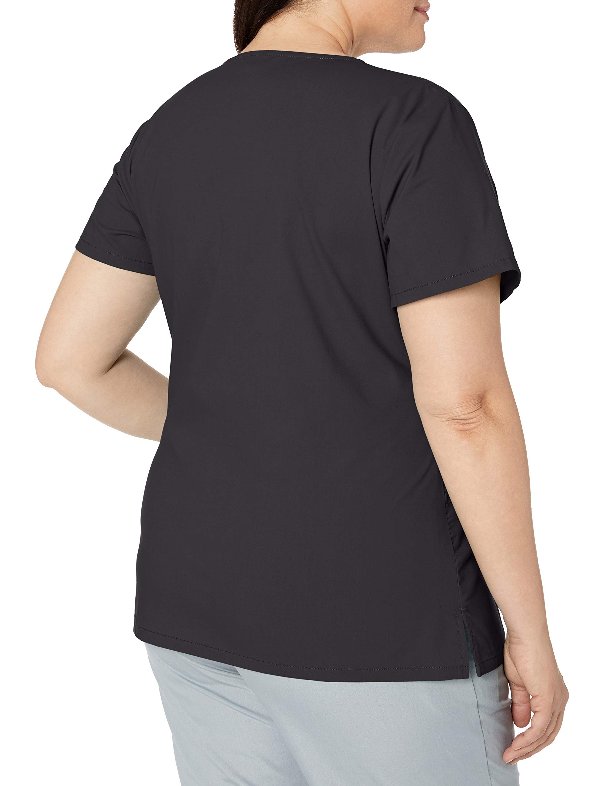 Code Happy Women's Bliss W/Certainty Plus V-Neck Top, Black, 4X-Large