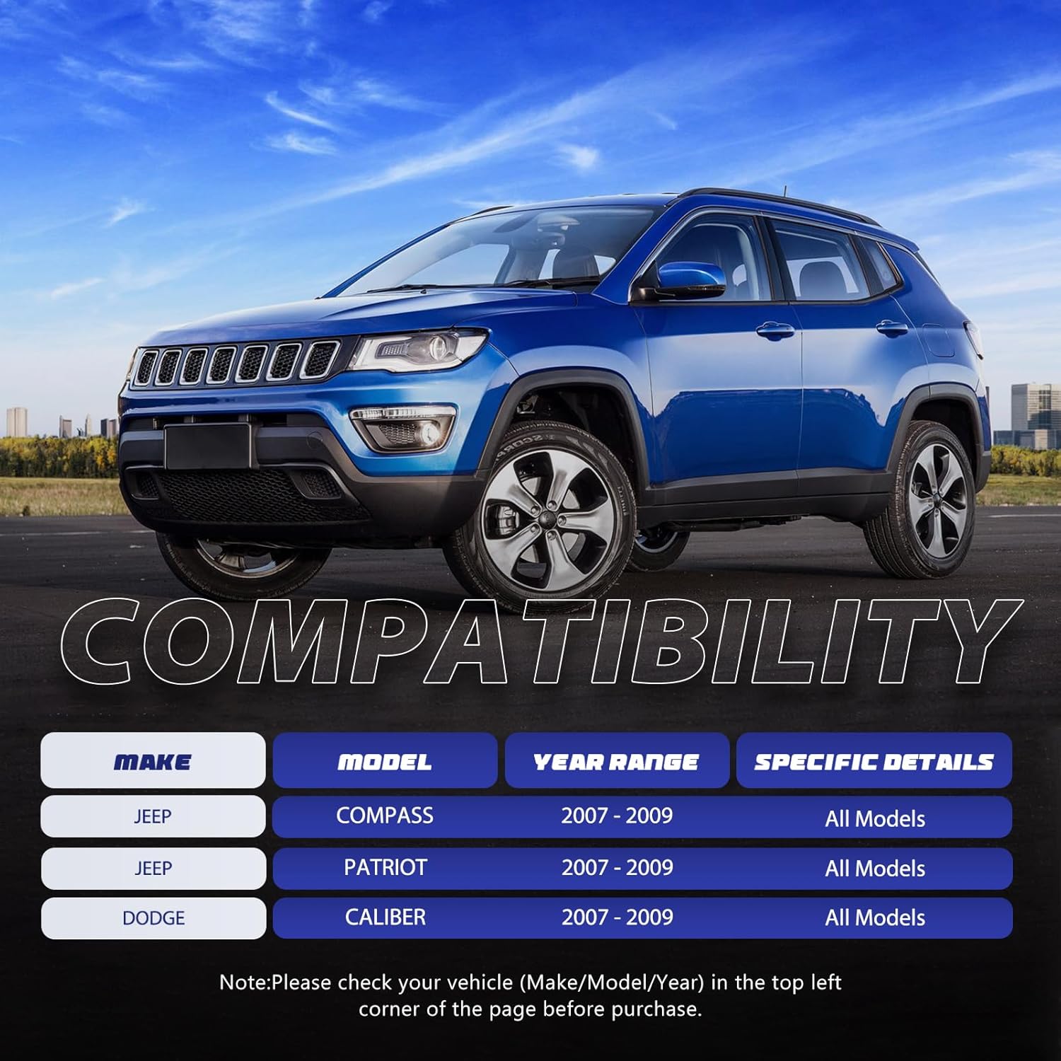 K641226 K641281 K641868 K750058 Rear Lower Upper Control Locating Arms Sway Bar Lateral Links Replacement for 2007-17 Jeep Compass Patriot (MK) 2007-12 Dodge Caliber -8PCS Set