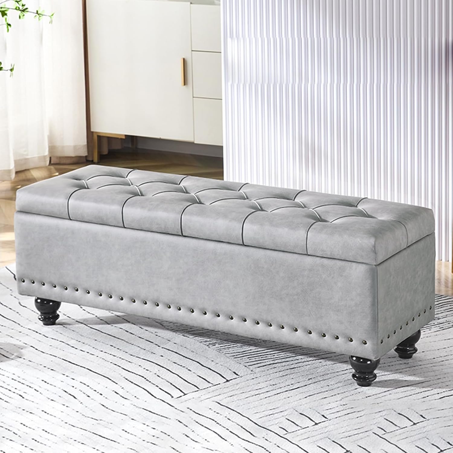 OCAZI end of Bed Storage Bench,Shoe Storage Bench,End of