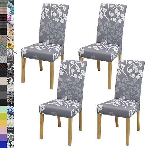 Miniatura 148 de Fundas para sillas de comedor, juego de 2 fundas para sillas de comedor o cocina, lavables, protectoras, para sillas Parsons, para el hogar