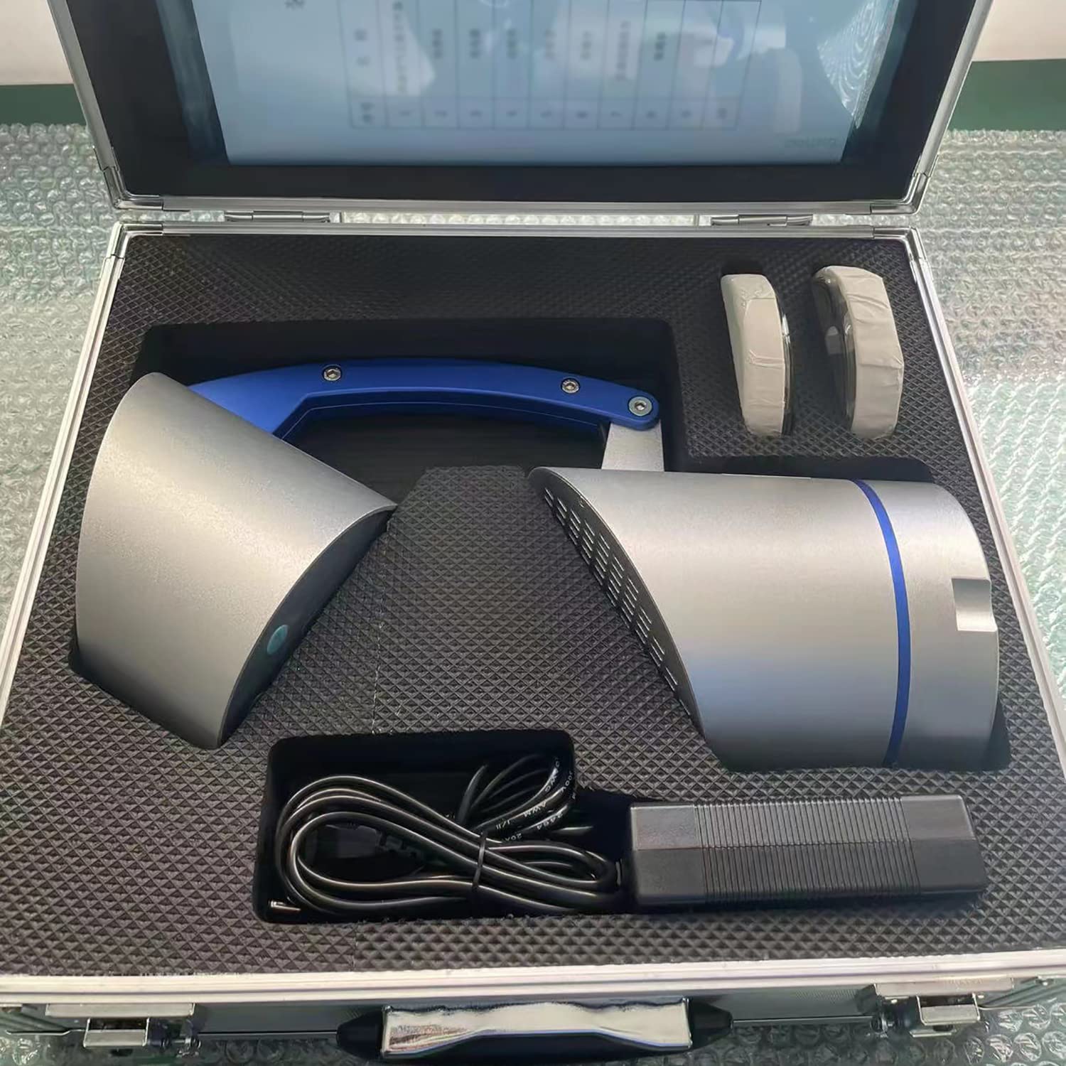 Campionatore d'Aria, Dispositivo di campionamento da Laboratorio, Dispositivo di monitoraggio per la Raccolta dell'Aria da Strumenti PCE, volumi 6000L, 99 parametri di Memoria, per Laboratori