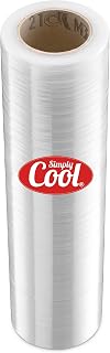 Stretch Wrap Industrial Strength Extra Thick 18" 1100 SqFt 80 Gauge (20 Micron) 1 Pack, Shrink Wrap Roll for Moving Supplies, Furniture, Pallets, Plastic Wrap for Packing, Heavy Duty Stretch Film